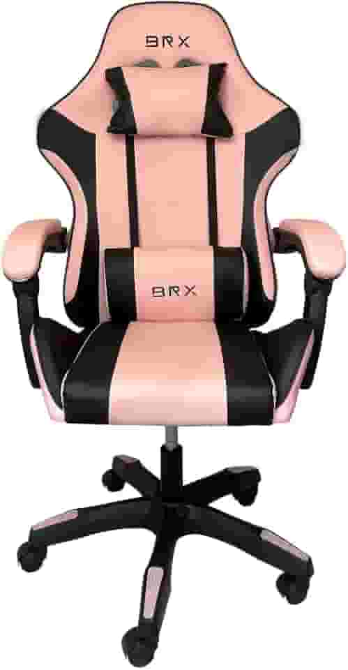 CADEIRA GAMER BRX IMPACT PINK & BLACK