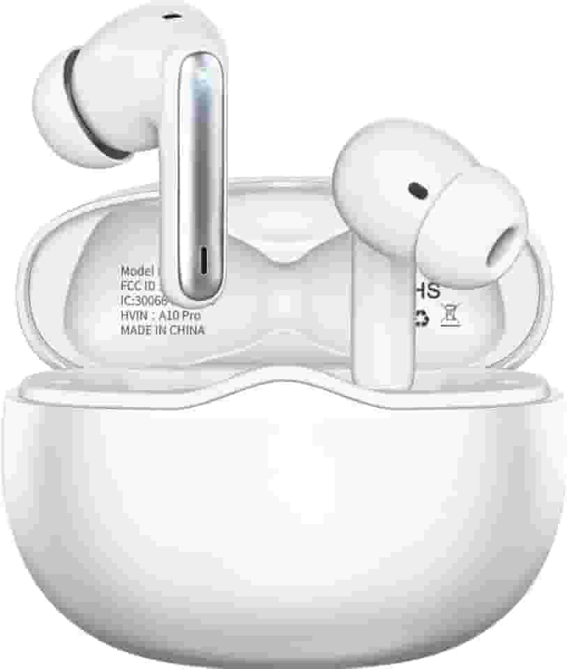 Fone De Ouvido Bluetooh Com Borrachinha, Sem Fio, Compatível Com Todo Celular, Cancelamento Ruído, Bateria Até 16 Horas, Microfone Para Chamadas, Controle Touch, Conecta no Notebook - Linha Premium