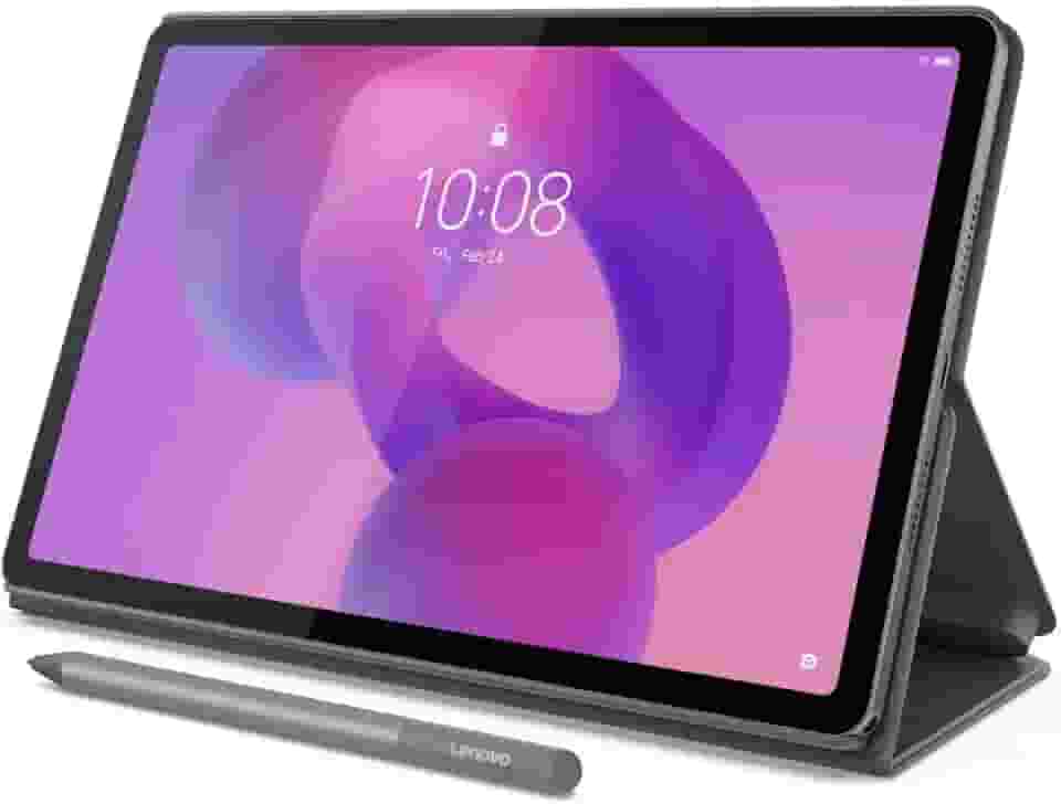 Tablet Lenovo Idea Tab Octa-Core, 8GB RAM, 128GB, Wi-Fi, Android 15, Tela 11 Pol, Acompanha Caneta e Case Cinza - ZAFR0856BR