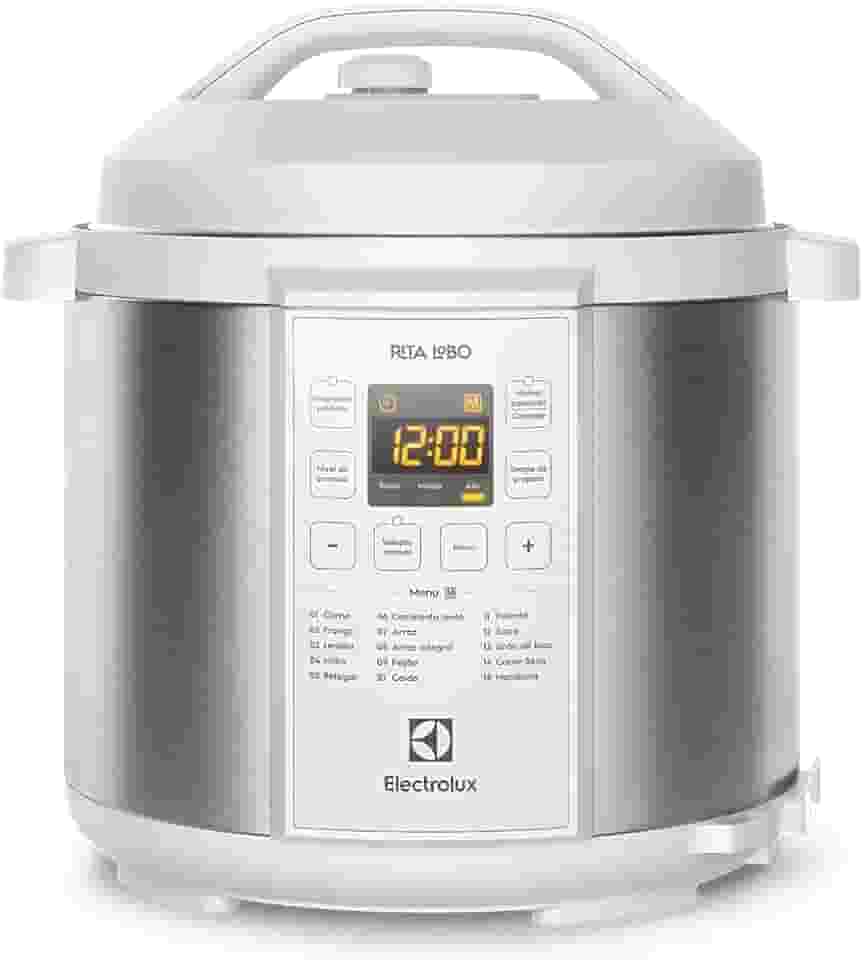 Panela de Pressão Elétrica Electrolux 6L Branca Experience por Rita Lobo (PCC21)