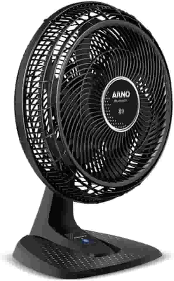Ventilador Arno Ultra Silence Force Bluetooth® VDBT, 126W, Controle via App, 6 Pás, 3 Velocidades, Oscilação Horizontal, Inclinação Ajustável, Silencioso e Potente, 110V