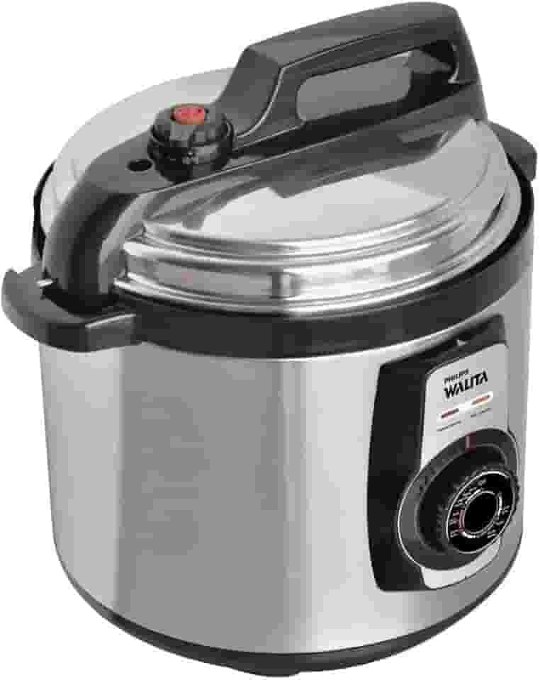 Philips Panela de Pressão Elétrica Walita Daily, 127V, 5 litros, Metal, Acessórios com design especial (RI3103/76)