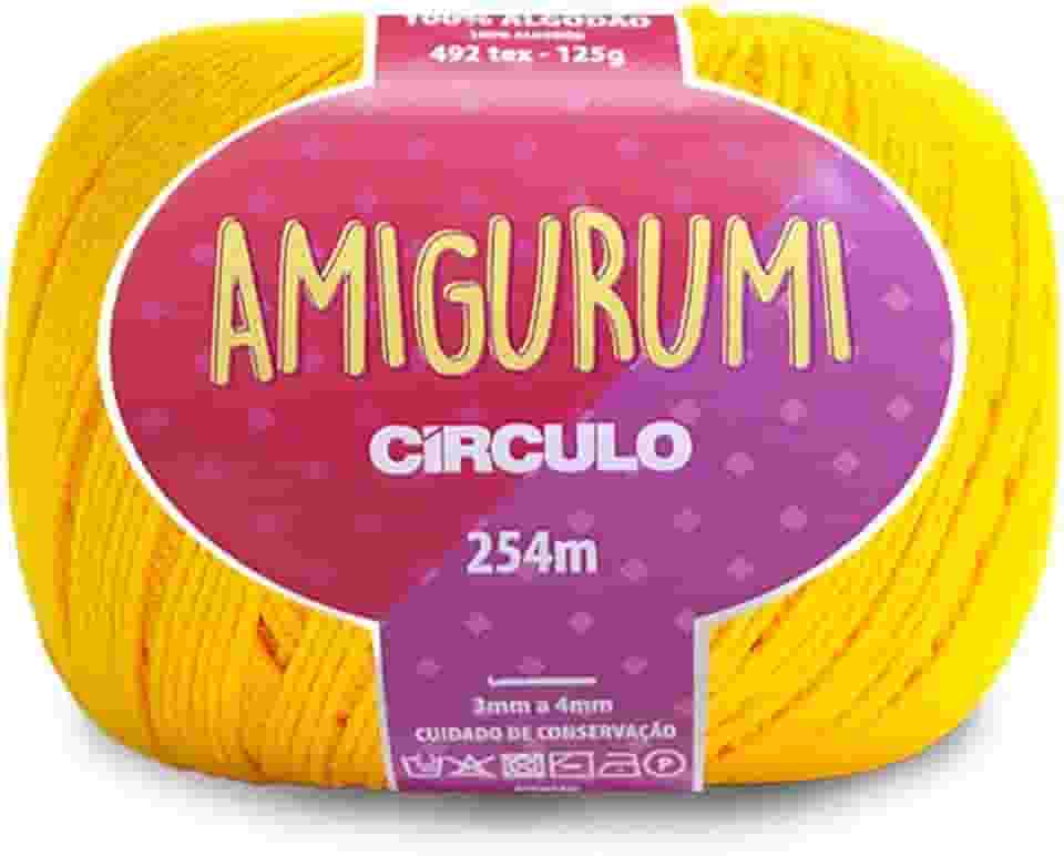Linha Amigurumi 254m 125g Canário 1289 Círculo