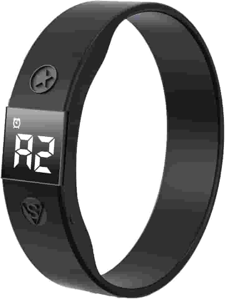 Relógio despertador vibratório, resistente à água, pulseira despertadora silenciosa, lembrete, com 8 alarmes diários