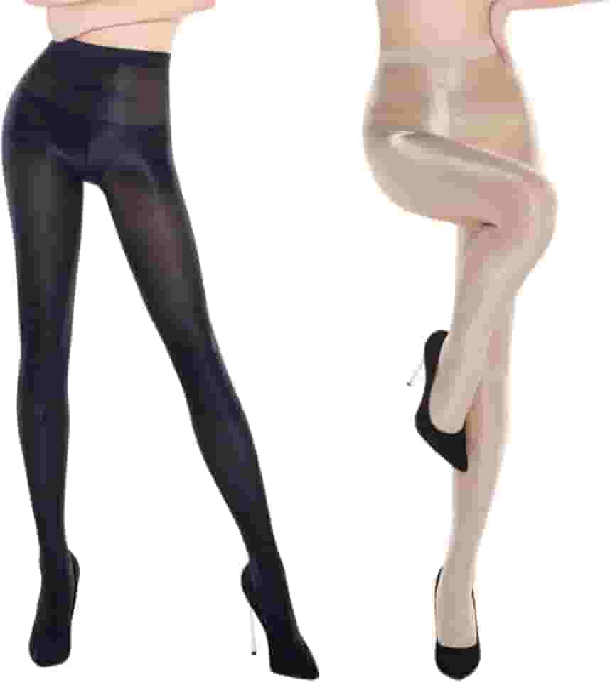 Meia Calça Anticelulite ¨Superpower¨ Feminina – Cós Alto, Modeladora e Tonificante – Efeito Brilho e Pele Perfeita – Acrílico e Nylon – Tamanho Único