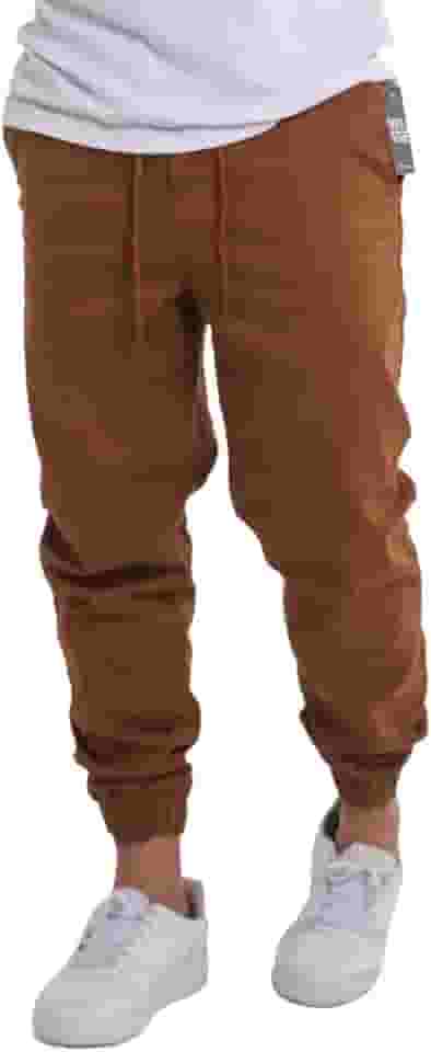 Calças Jogger Jeans Masculina Com Elástico Super Confortavel Com Cordão e Bolsos