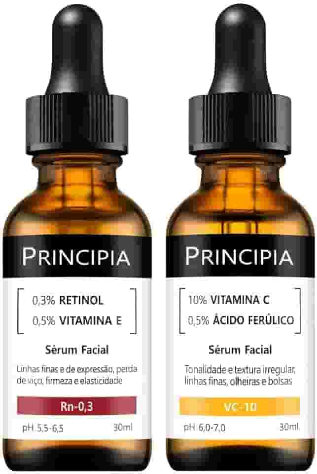 Principia Kit 2 Séruns Vitamina C 10 + Retinol