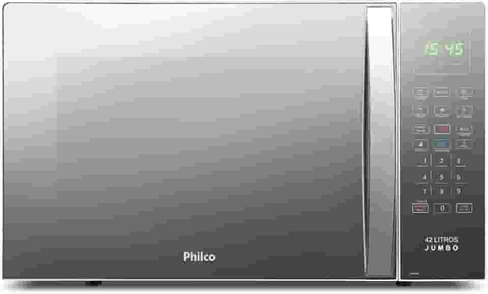 Micro-ondas Philco PMO42EB Jumbo Tira Odor 42L 1560W 127V Espelhado Branco