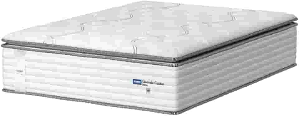 Colchão Casal Queen Molas Guarda Costas Max Com Pillow 138x188x40cm Branco/Cinza Probel - Suporta Até 180 Kg Por Pessoa (CASAL 138x188x40cm)