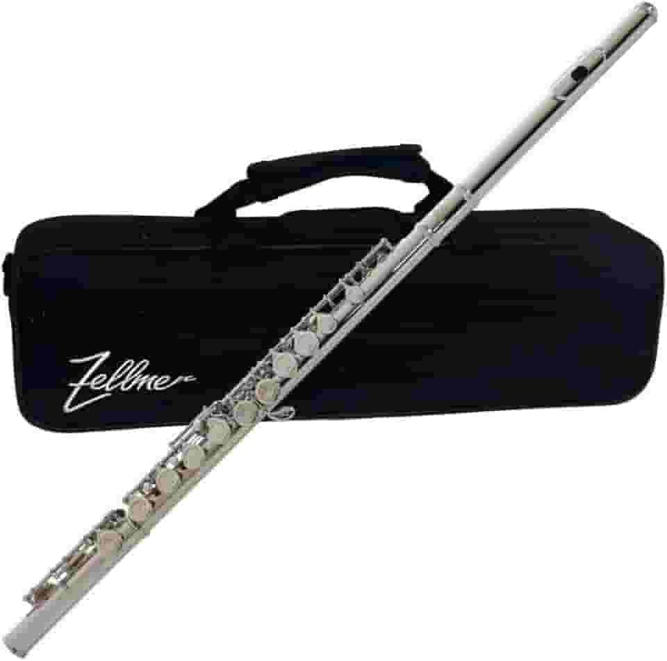 Flauta Transversal Niquelada 16 Chaves ZFL-600N c/Estojo- Zellmer