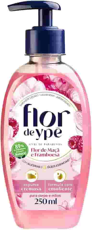 Ypê - Sabonete Líquido Flor de Maçã e Framboesa 250ml (PUMP)