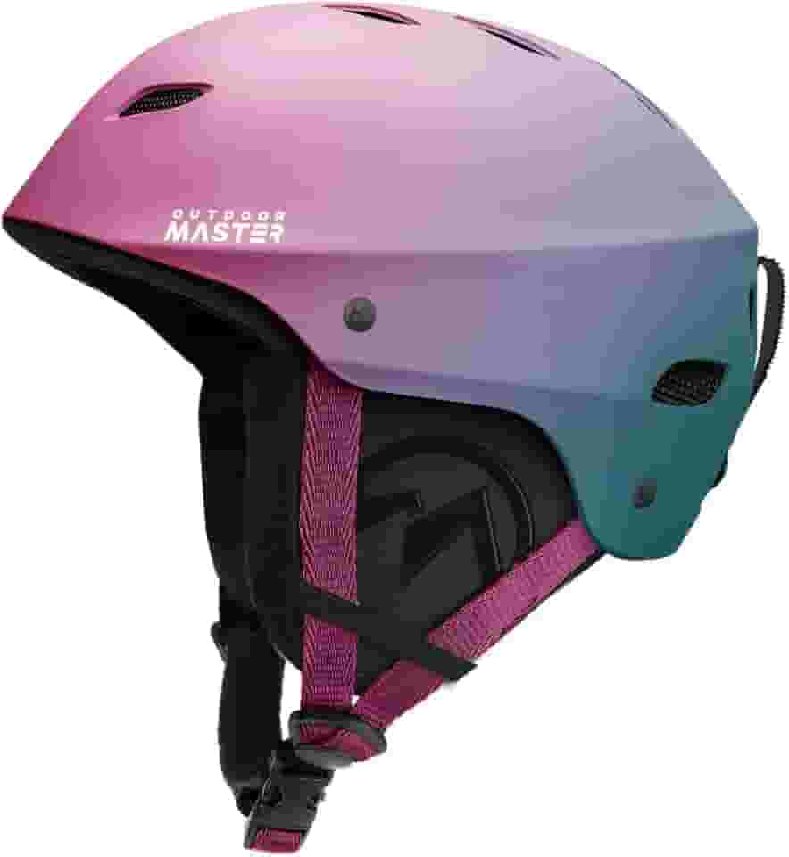 OutdoorMaster Capacete de esqui Kelvin – Capacete de snowboard para homens, mulheres e jovens
