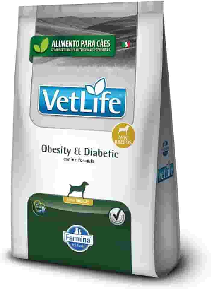 Vet Life Obesity & Diabetic Fish para Cães Adultos de Todas as Raças 2Kg