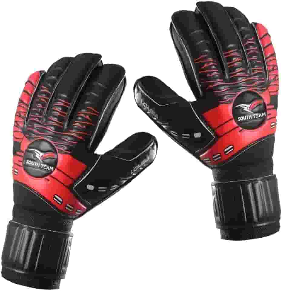 Luva Goleiro Profissional Com Talas Proteção Resistente Grip