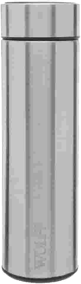WOLFF - Garrafa Térmica de Aço Inox com Termômetro em Led 500ml - Conserva Bebidas Quentes e Frias
