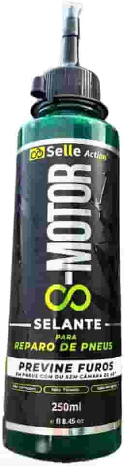 Selante S-MOTOR 250ml - Universal para Pneus (Tubeless/Câmara) - Selle Action