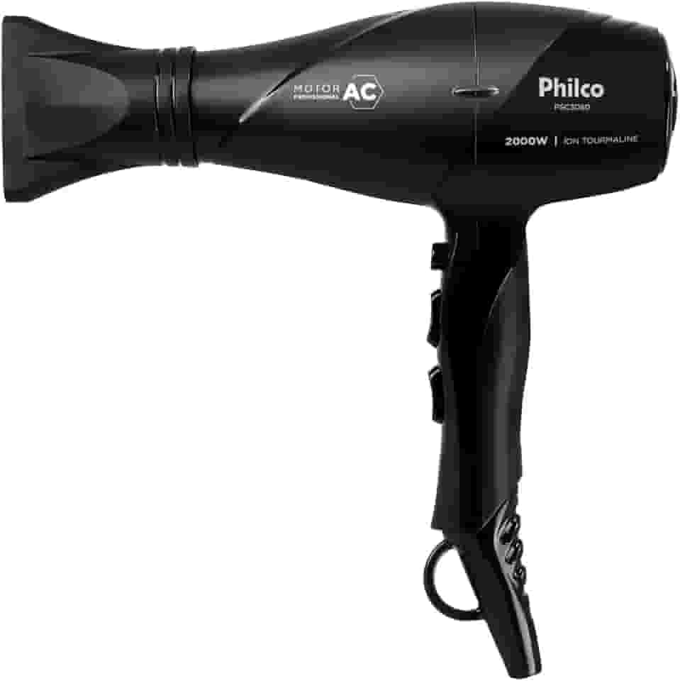 Secador de Cabelo Philco PSC3050 Motor Profissional 2000W 127V