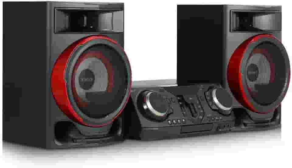 Mini System LG XBOOM - 2350W RMS, Graves Potentes, Karaokê, DJ Set e Party Speaker - CL87