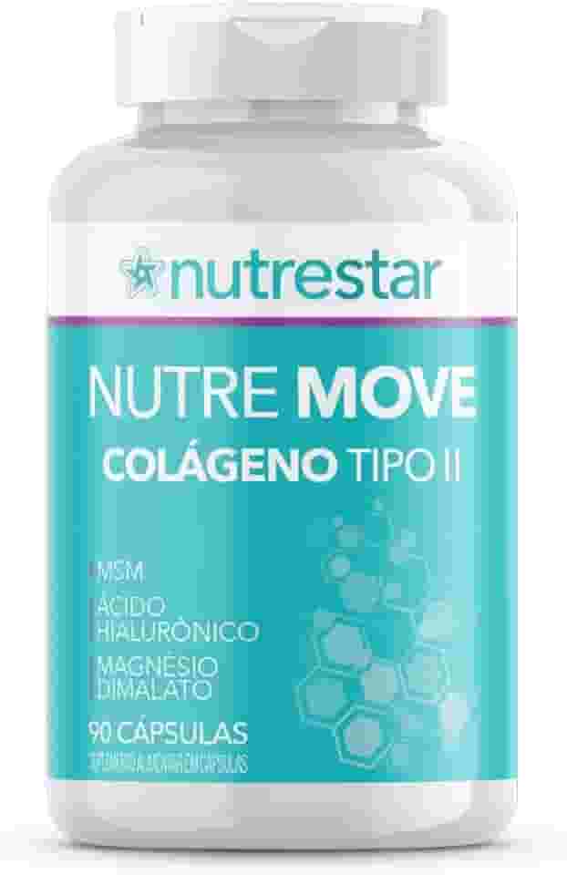 Nutremove Colágeno Tipo 2, Ácido Hialurônico, Msm, Magnésio Dimalato, 90 Cápsulas, Nutrestar
