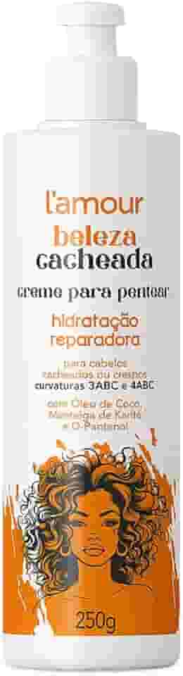Creme para Pentear L’Amour Beleza Cacheada Hidratação Reparadora – Cachos Macios e Definidos