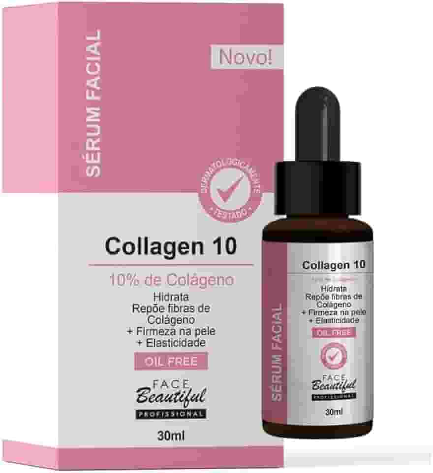 Sérum Facial Colágeno Oil Free Face Beautiful Profissional