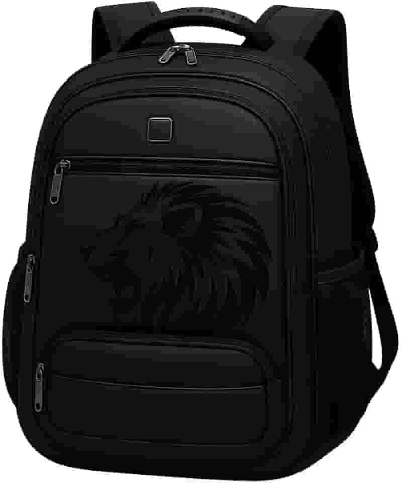 Mochila Reforçada Impermeavel Preta para Notebook Trabalho Viagem Executiva Casual Escola. 7 Compartimentos Independentes Alça Cabo de Aço e Material em Nylon.