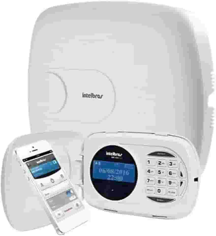 Central de Alarme AMT 2018 E Monitorada com 18 Zonas