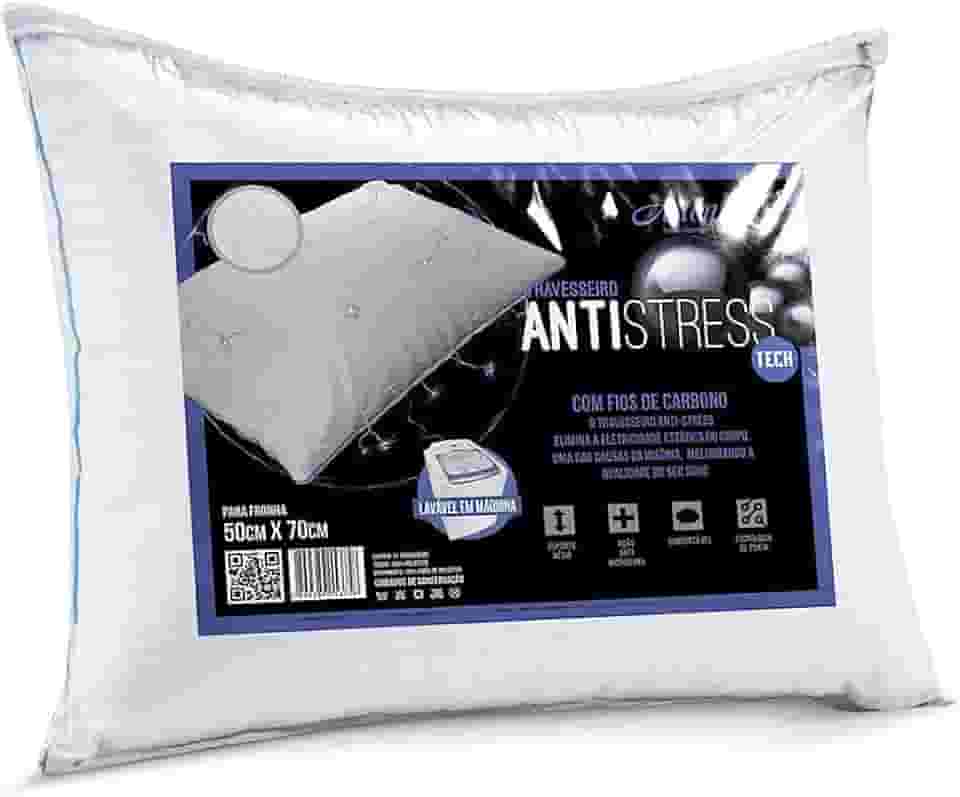 Travesseiro Antistress Altenburg - Branco - 50Cm X 70Cm