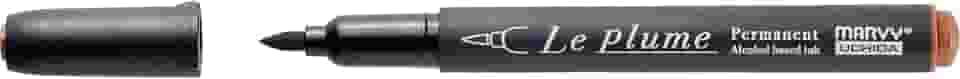 MARCADOR ARTISTICO PERMANENTE LE PLUME, CAFE - USO PROFISSIONAL