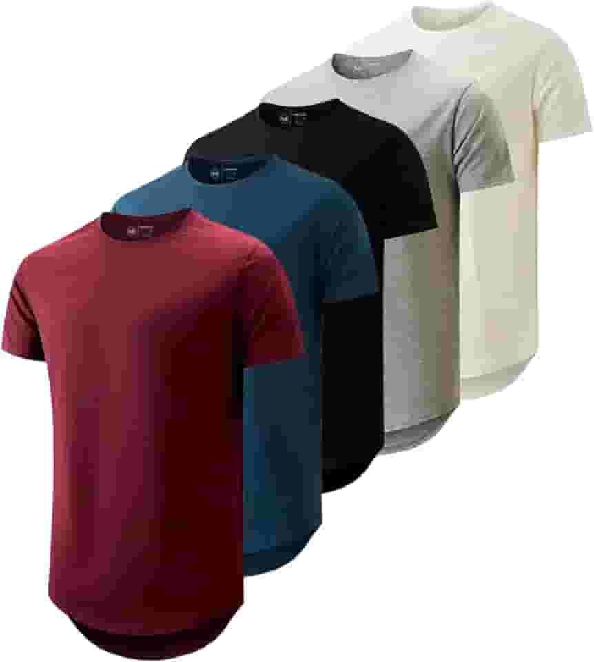 Kit 5 Camisetas Masculina Long Line Cotton Oversize by ZAROC