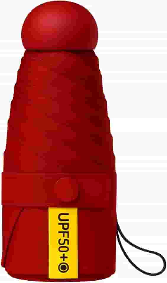 Guarda chuva de Bolso Ultra Compacto e Versátil – Mini Guarda-chuva Dobrável com Proteção UV, Leve e Portátil – Inclui Estojo Estilo Cápsula para Chuva e Sol