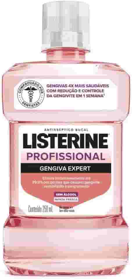 Listerine Enxaguante Bucal Profissional Gengiva Expert, 250ml