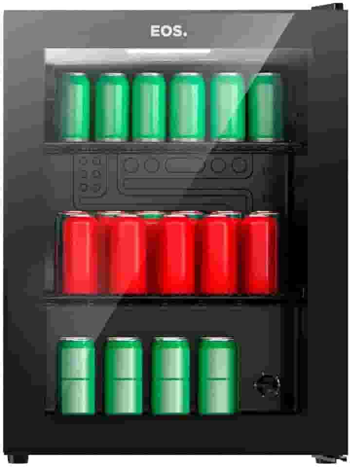 Refrigerador Expositor Vertical Eos 67 Litros Eco Gelo All Black Eev80p 220v