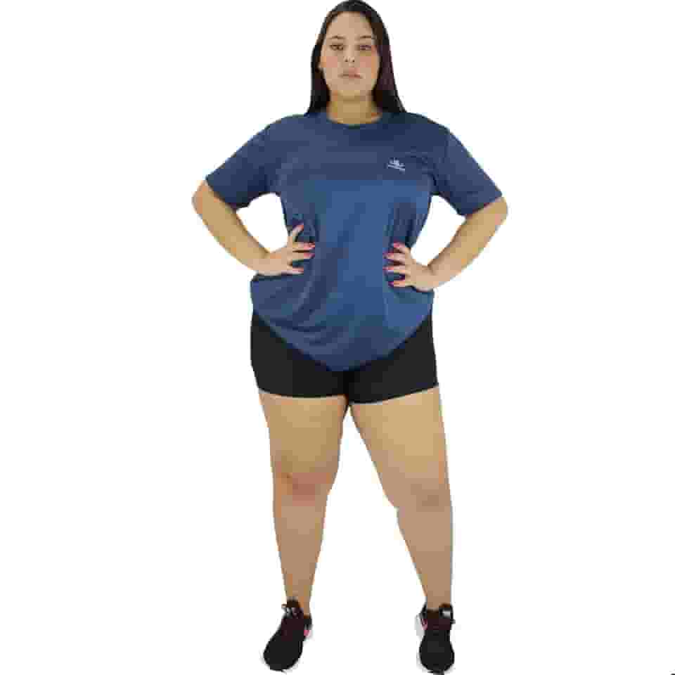 Camiseta Dry Fit Plus Size Feminina – Academia & Fitness | Alta Elasticidade, Anti Suor e Conforto