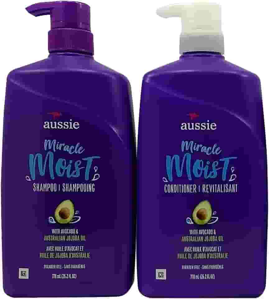 Aussie Moist Shampoo + Cond Abacate E Óleo De Jojoba 778ml