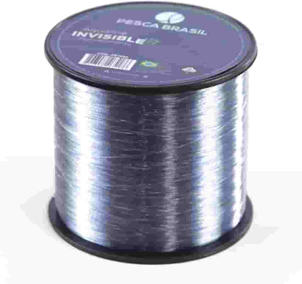 Pesca Brasil, Linha de Pesca 500m Transparente 0,30mm Monofilamento Resistente, Aqualine Invisible