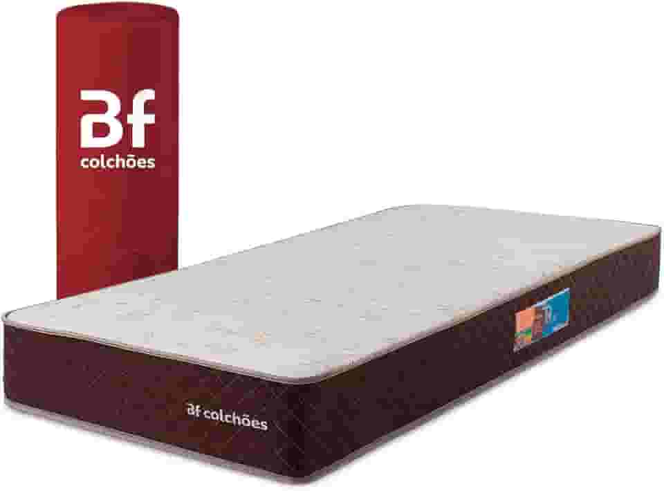 Colchão Solteiro a Vácuo Dupla Face Molas Ensacadas 88x188x25cm BF Colchões