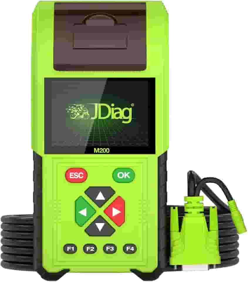 TopDiag M200 Scanner de diagnóstico de motocicleta Leitor de código de falha de moto Testador de bateria Ferramenta Motoscan (versão OBD)