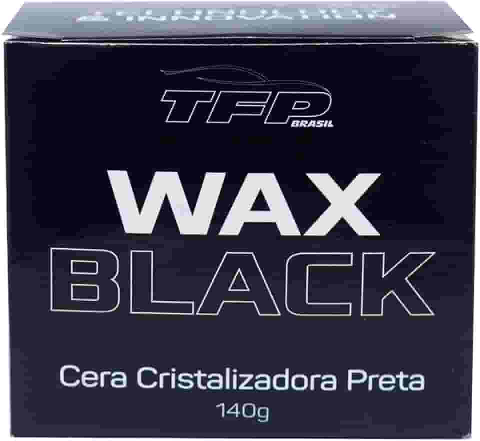 Cera Automotiva Cristalizadora Wax Black 140g - TFP