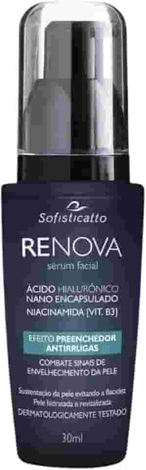 Sérum Facial AntiEnvelhecimento e Rugas Dia e Noite Renova