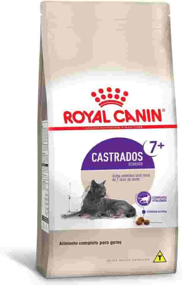 Ração Royal Canin Feline Health Nutrition Sterilised para Gatos Adultos Castrados Acima de 7 anos