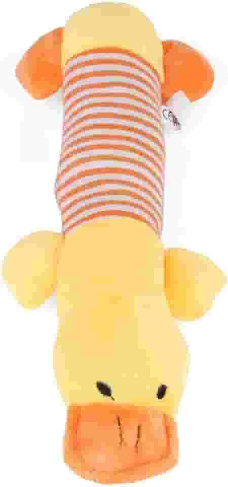 TOPINCN Brinquedo estridente para animais de estimação, brinquedo de pelúcia com som de pelúcia, brinquedo de limpeza de dentes, brinquedo interativo de morder cachorro gato mensagem