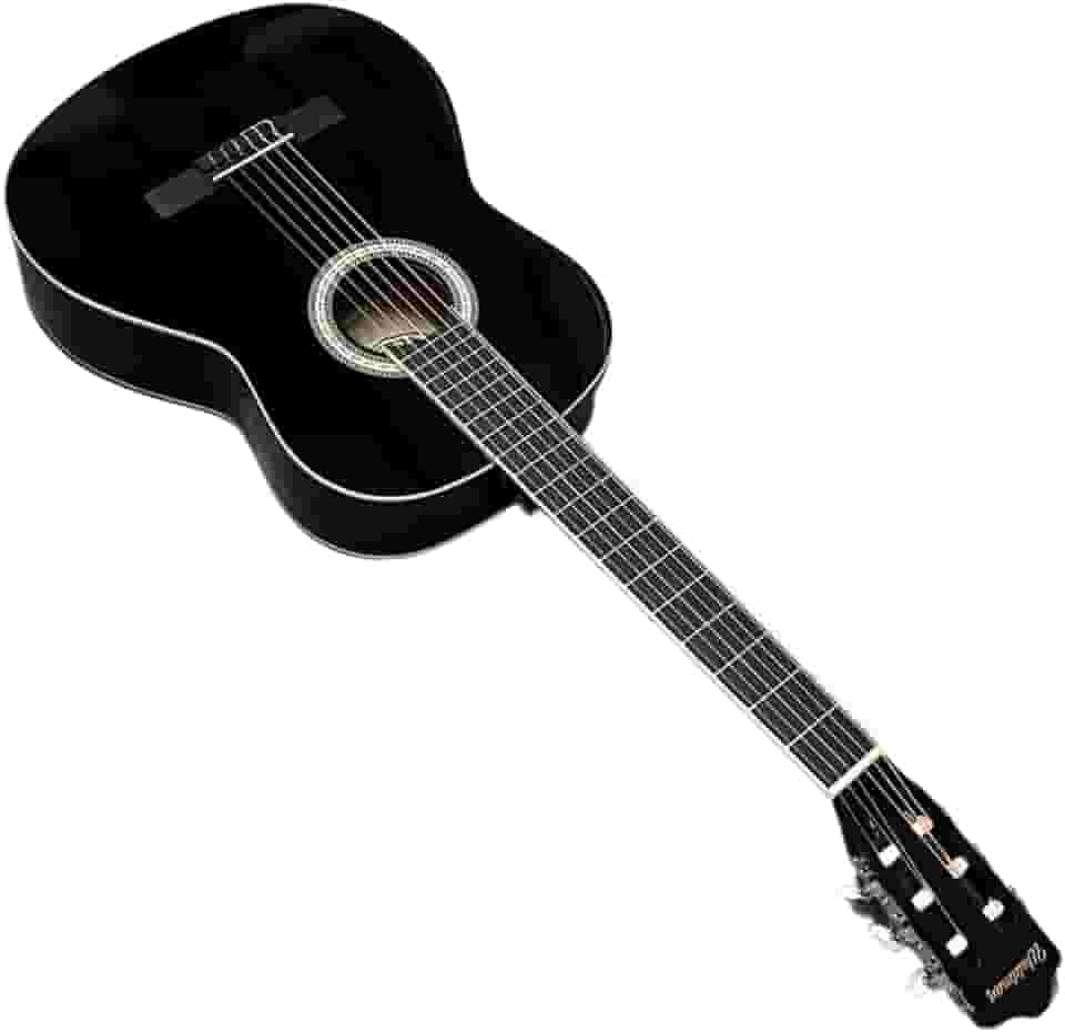 Violão acústico clássico para iniciantes 6 cordas nylon Waldman WN-18 BK - Cor: Preto