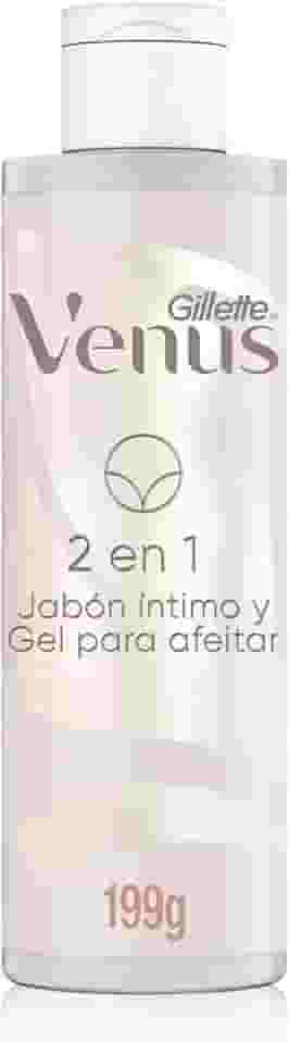 Gillette Venus para Área Íntima, Sabonete Íntimo e Gel para Depilar 2 em 1, 190mL