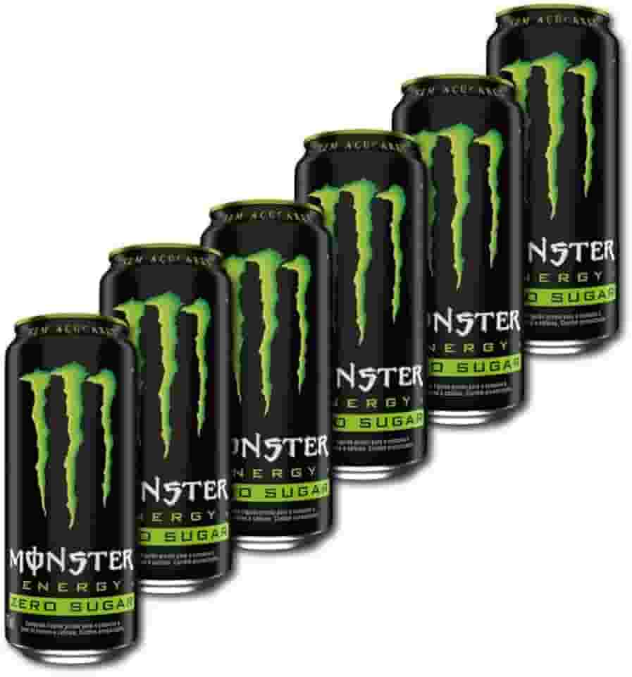 Pack de Monster Energy Zero Açucar - 6 unidades de 473ml
