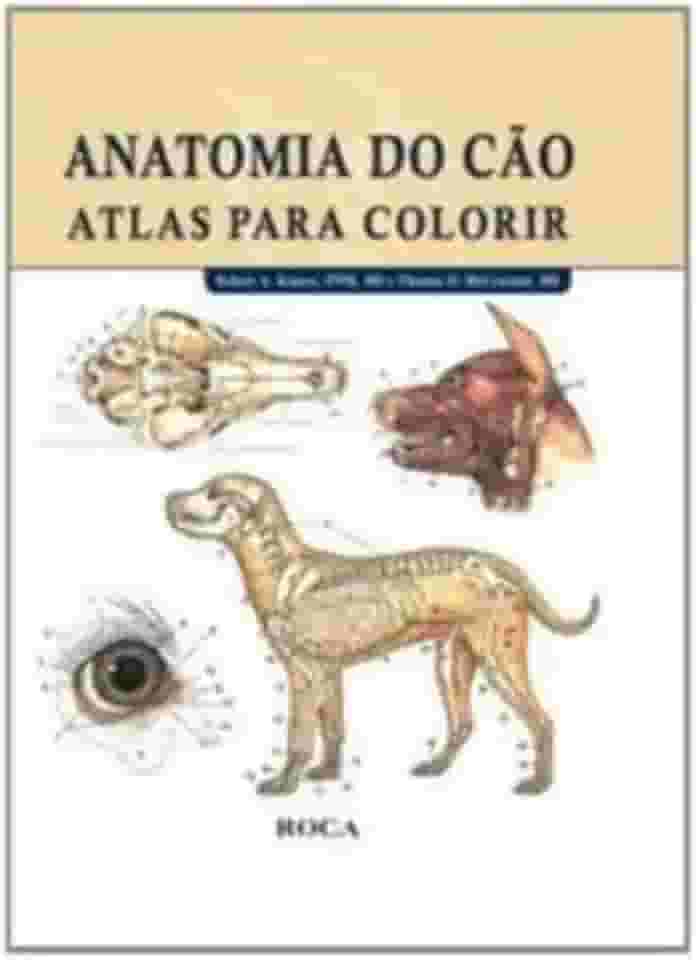 Anatomia do Cão - Atlas para Colorir