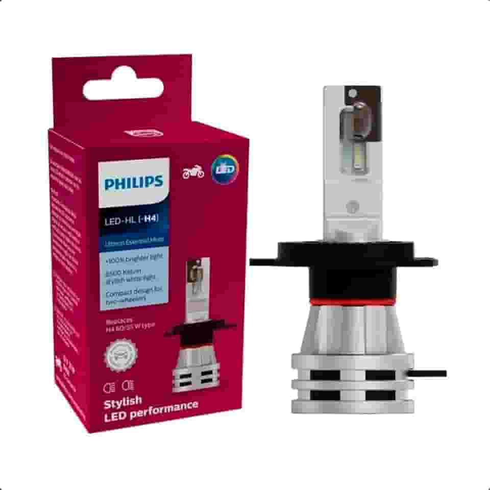 Lâmpada Led H4 6500k 11342uemx1 Moto Philips