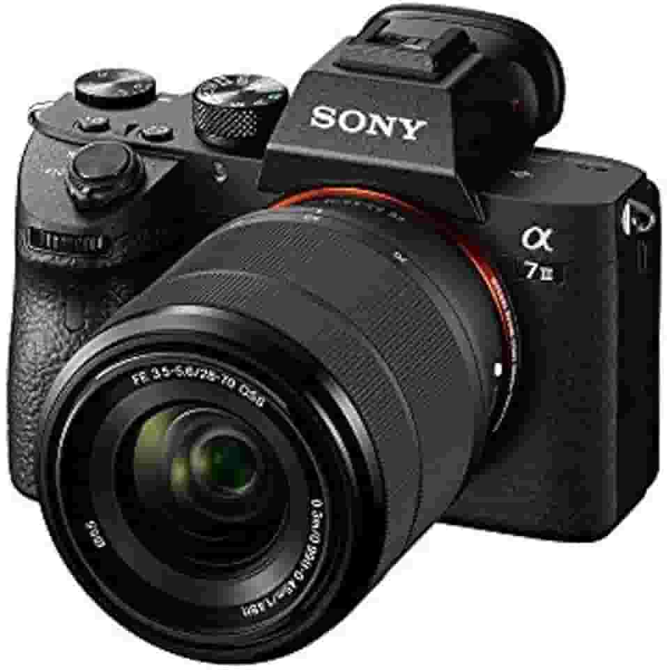 Sony Câmera de lente intercambiável sem espelho a7 III (ILCEM3K/B) com lente de 28 a 70 mm com LCD de 7 cm, preta