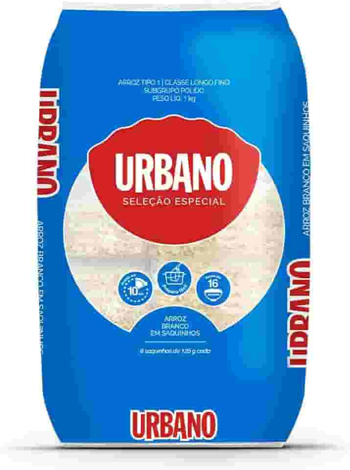 Urbano, Arroz Branco, 8 Saquinhos - 125g cada