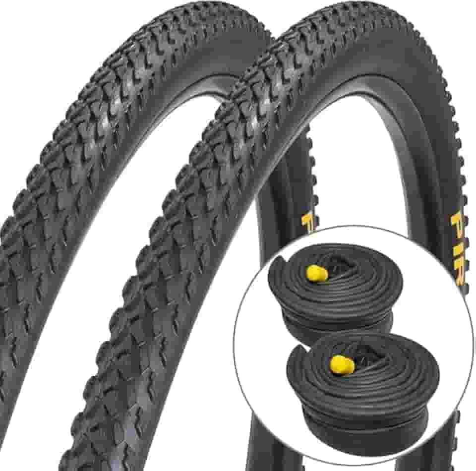 Par Pneu Para Bicicleta MTB Aro 26x2.0 (50-559) Pirelli Scorpion + 2 Câmaras Aro 26 Pirelli.